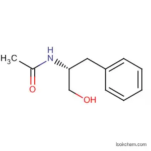 Molecular Structure of 52485-50-4 (Acetamide, N-[1-(hydroxymethyl)-2-phenylethyl]-, (R)-)
