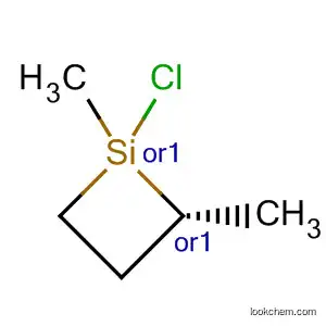 Molecular Structure of 52516-83-3 (Silacyclobutane, 1-chloro-1,2-dimethyl-, trans-)