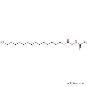 Molecular Structure of 52558-55-1 (Glycine, N-acetyl-, pentadecyl ester)