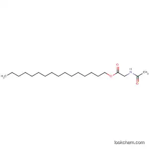 Molecular Structure of 52558-56-2 (Glycine, N-acetyl-, hexadecyl ester)