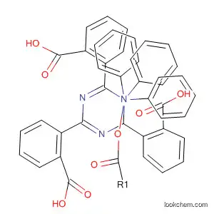 Molecular Structure of 52996-90-4 (Benzoic acid, 4,4',4''-(1,3,5-triazine-2,4,6-triyl)tris-, triphenyl ester)