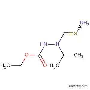 Molecular Structure of 53065-43-3 (Hydrazinecarboxylic acid, 2-(aminothioxomethyl)-2-(1-methylethyl)-,
ethyl ester)