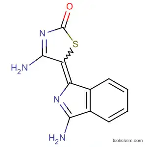 Molecular Structure of 53151-85-2 (2(5H)-Thiazolone, 4-amino-5-(3-amino-1H-isoindol-1-ylidene)-)