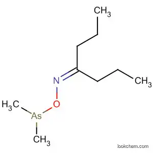 Molecular Structure of 53364-21-9 (4-Heptanone, O-(dimethylarsino)oxime)