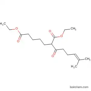 Molecular Structure of 53377-62-1 (Heptanedioic acid, 2-(5-methyl-1-oxo-4-hexenyl)-, diethyl ester)