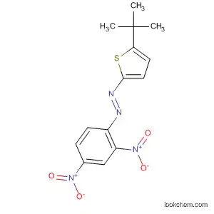 Molecular Structure of 53475-14-2 (Diazene, [5-(1,1-dimethylethyl)-2-thienyl](2,4-dinitrophenyl)-)