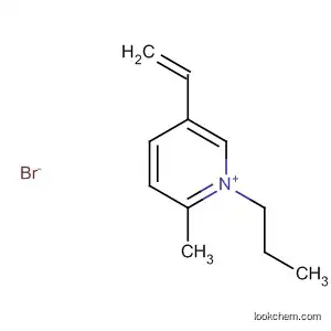 Molecular Structure of 53584-13-7 (Pyridinium, 5-ethenyl-2-methyl-1-propyl-, bromide)