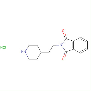 1H-Isoindole-1,3(2H)-dione, 2-[2-(4-piperidinyl)ethyl]-,
monohydrochloride