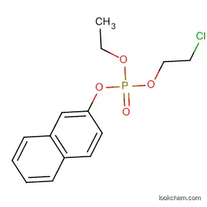 Molecular Structure of 54050-17-8 (Phosphoric acid, 2-chloroethyl ethyl 2-naphthalenyl ester)