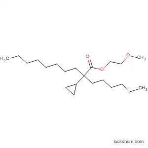 Molecular Structure of 54050-61-2 (Cyclopropaneoctanoic acid, 2-octyl-, 2-methoxyethyl ester)