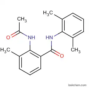 Molecular Structure of 54440-21-0 (Benzamide, 2-(acetylamino)-N-(2,6-dimethylphenyl)-3-methyl-)