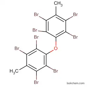 Molecular Structure of 54546-06-4 (Benzene, 1,1'-oxybis[2,3,5,6-tetrabromo-4-methyl-)