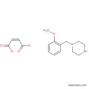 Molecular Structure of 55037-83-7 (Piperazine, 1-[(2-methoxyphenyl)methyl]-, (2Z)-2-butenedioate (1:1))