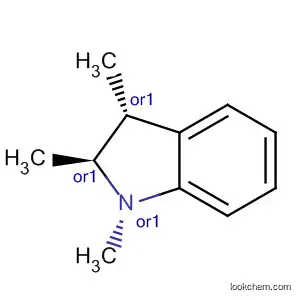 Molecular Structure of 55049-68-8 (1H-Indole, 2,3-dihydro-1,2,3-trimethyl-, trans-)