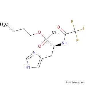 Molecular Structure of 55145-65-8 (1-Methyl-Nα-(trifluoroacetyl)-L-histidine butyl ester)