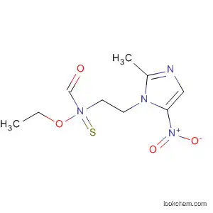 Molecular Structure of 55455-49-7 (Carbamothioic acid, [2-(2-methyl-5-nitro-1H-imidazol-1-yl)ethyl]-,
O-ethyl ester)