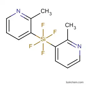 Molecular Structure of 55535-01-8 (Silicon, tetrafluorobis(2-methylpyridine)-)