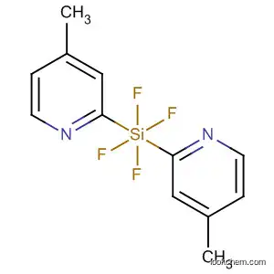 Molecular Structure of 55535-03-0 (Silicon, tetrafluorobis(4-methylpyridine)-)