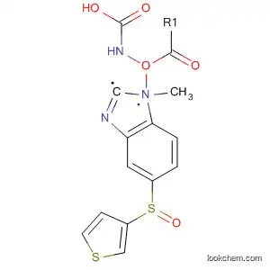 Molecular Structure of 55613-08-6 (Carbamic acid, [5-(3-thienylsulfinyl)-1H-benzimidazol-2-yl]-, methyl
ester)
