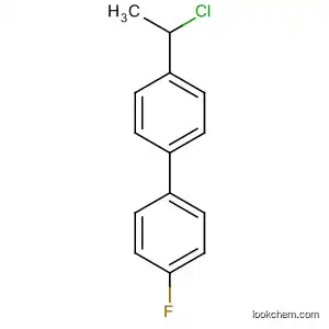 Molecular Structure of 55769-10-3 (1,1'-Biphenyl, 4-(1-chloroethyl)-4'-fluoro-)