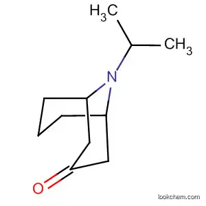Molecular Structure of 56258-85-6 (9-Azabicyclo[3.3.1]nonan-3-one, 9-(1-methylethyl)-)