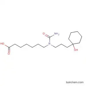 Heptanoic acid,
7-[(aminocarbonyl)[3-(1-hydroxycyclohexyl)propyl]amino]-