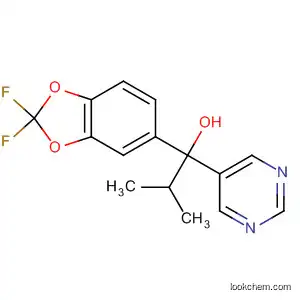 Molecular Structure of 56426-00-7 (5-Pyrimidinemethanol,
a-(2,2-difluoro-1,3-benzodioxol-5-yl)-a-(1-methylethyl)-)