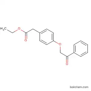 Molecular Structure of 56441-90-8 (Benzeneacetic acid, 4-(2-oxo-2-phenylethoxy)-, ethyl ester)