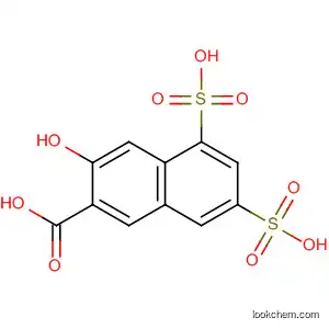 Molecular Structure of 56507-31-4 (2-Naphthalenecarboxylic acid, 3-hydroxy-5,7-disulfo-)