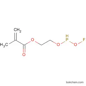 Molecular Structure of 56516-67-7 (2-Propenoic acid, 2-methyl-, 2-[(fluorohydroxyphosphinyl)oxy]ethyl ester)