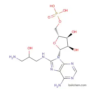 Molecular Structure of 56878-16-1 (5'-Adenylic acid, 8-[(3-amino-2-hydroxypropyl)amino]-)