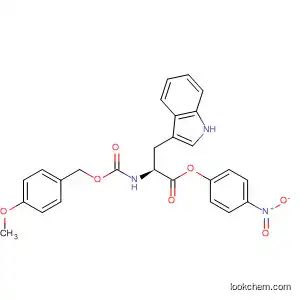 Molecular Structure of 56936-31-3 (L-Tryptophan, N-[[(4-methoxyphenyl)methoxy]carbonyl]-, 4-nitrophenyl
ester)