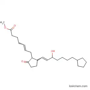 Molecular Structure of 57020-99-2 (5-Heptenoic acid,
7-[2-(7-cyclopentyl-3-hydroxy-1-heptenyl)-5-oxocyclopentyl]-, methyl
ester)
