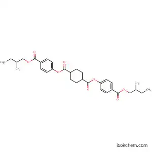 Molecular Structure of 57113-58-3 (1,4-Cyclohexanedicarboxylic acid,
bis[4-[(2-methylbutoxy)carbonyl]phenyl] ester)