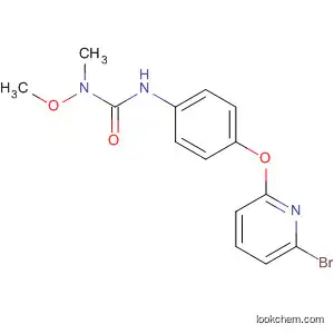 Molecular Structure of 57190-79-1 (Urea, N'-[4-[(6-bromo-2-pyridinyl)oxy]phenyl]-N-methoxy-N-methyl-)