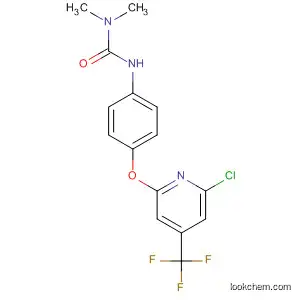 Molecular Structure of 57190-87-1 (Urea,
N'-[4-[[6-chloro-4-(trifluoromethyl)-2-pyridinyl]oxy]phenyl]-N,N-dimethyl-)