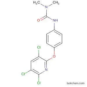 Molecular Structure of 57190-93-9 (Urea, N,N-dimethyl-N'-[4-[(3,5,6-trichloro-2-pyridinyl)oxy]phenyl]-)