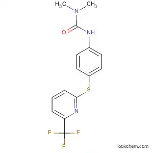 Molecular Structure of 57191-02-3 (Urea, N,N-dimethyl-N'-[4-[[6-(trifluoromethyl)-2-pyridinyl]thio]phenyl]-)