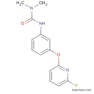 Molecular Structure of 57191-12-5 (Urea, N'-[3-[(6-fluoro-2-pyridinyl)oxy]phenyl]-N,N-dimethyl-)