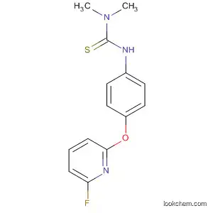 Molecular Structure of 57191-21-6 (Thiourea, N'-[4-[(6-fluoro-2-pyridinyl)oxy]phenyl]-N,N-dimethyl-)