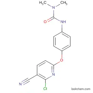 Molecular Structure of 57191-31-8 (Urea, N'-[4-[(6-chloro-5-cyano-2-pyridinyl)oxy]phenyl]-N,N-dimethyl-)