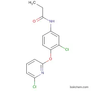 Molecular Structure of 57191-35-2 (Propanamide, N-[3-chloro-4-[(6-chloro-2-pyridinyl)oxy]phenyl]-)