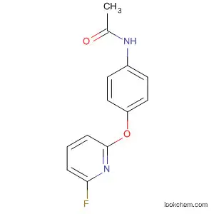 Molecular Structure of 57191-44-3 (Acetamide, N-[4-[(6-fluoro-2-pyridinyl)oxy]phenyl]-)
