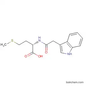 Molecular Structure of 57193-54-1 (L-Methionine, N-(1H-indol-3-ylacetyl)-)
