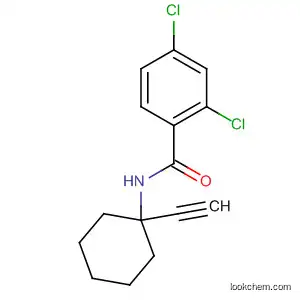 Molecular Structure of 57357-78-5 (Benzamide, 2,4-dichloro-N-(1-ethynylcyclohexyl)-)