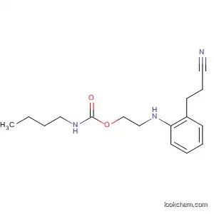 Molecular Structure of 57597-22-5 (Carbamic acid, butyl-, 2-[(2-cyanoethyl)phenylamino]ethyl ester)