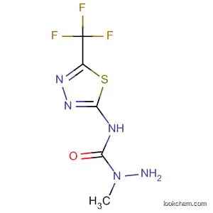 Molecular Structure of 57773-82-7 (Hydrazinecarboxamide,
1-methyl-N-[5-(trifluoromethyl)-1,3,4-thiadiazol-2-yl]-)