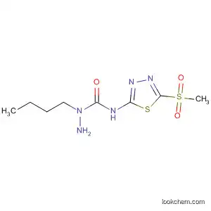 Molecular Structure of 57773-92-9 (Hydrazinecarboxamide,
1-butyl-N-[5-(methylsulfonyl)-1,3,4-thiadiazol-2-yl]-)