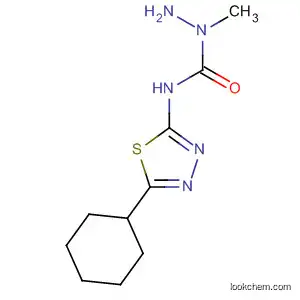 Molecular Structure of 57773-97-4 (Hydrazinecarboxamide, N-(5-cyclohexyl-1,3,4-thiadiazol-2-yl)-1-methyl-)