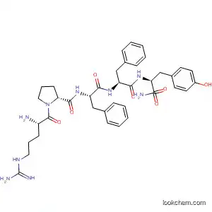 Molecular Structure of 57850-49-4 (L-Tyrosinamide, L-arginyl-L-prolyl-L-phenylalanyl-L-phenylalanyl-)